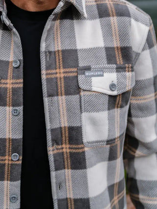 Burlebo Coyote Plaid Shacket