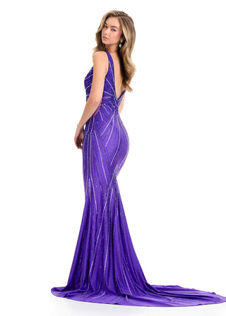 ASHLEYlauren 11693 - Purple Size 4