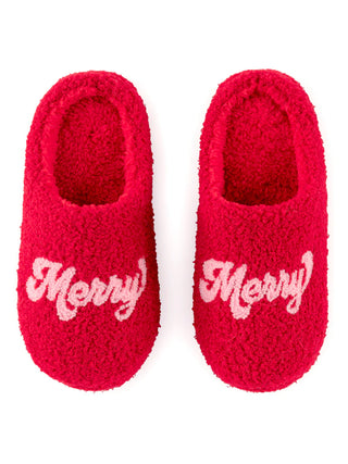 Red "Merry" Slippers