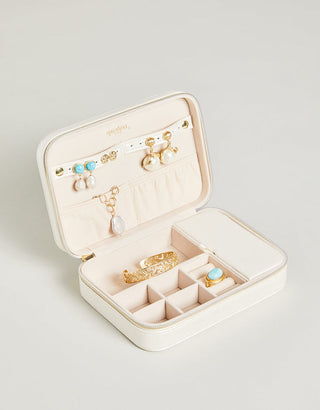 Spartina 449 XL Jewelry Travel Case Pearl