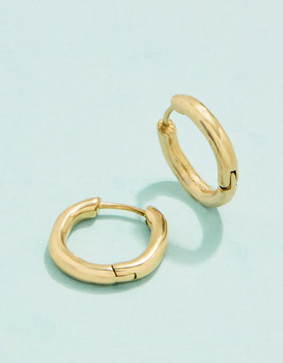 Spartina 449 Splash Collection Moonglade Hoop Earrings (15mm) Gold