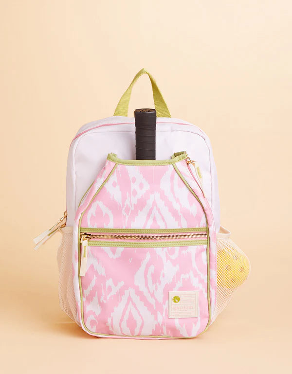 Spartina 449 Pickleball Backpack Pink Ikat – Eclectic Boutique display picture 3