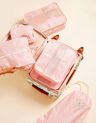 Spartina 449 Pink Cane Packing Cubes