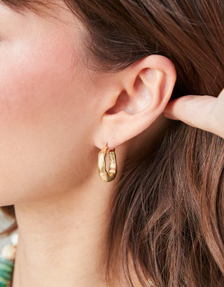 Spartina 449 Everyday Hoop Earrings - Gold