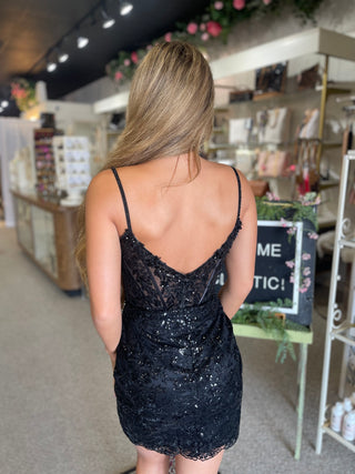 Sherri Hill 57356 - Black Size 0