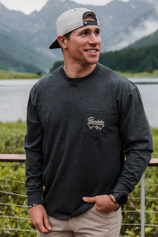 Burlebo Bow Hunting Long Sleeve Tee - Heather Black
