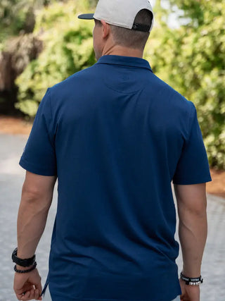 Burlebo Performance Polo - Heather Navy