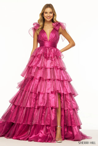 Sherri Hill 56127 - Magenta Size 2