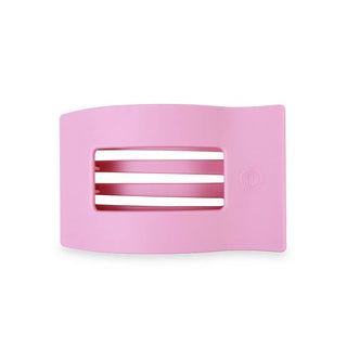 Teleties Flat Rectangle Hair Clip | Medium | Merry Pinkmas