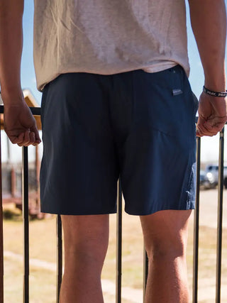 Burlebo Everyday Shorts - Deep Water Navy w/ Mayan Pockets