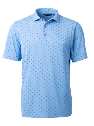 Cutter & Buck Virtue Eco Pique Tile Print Recycled Men's Polo - Atlas