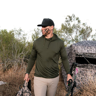 Burlebo Performance Hoodie - Mallard Green