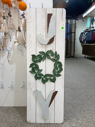 "JOY" Holiday Wall Art