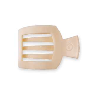 Teleties Almond Beige Medium Flat Square Clip