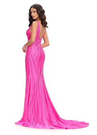 ASHLEYlauren 11693 - Fuchsia Size 00