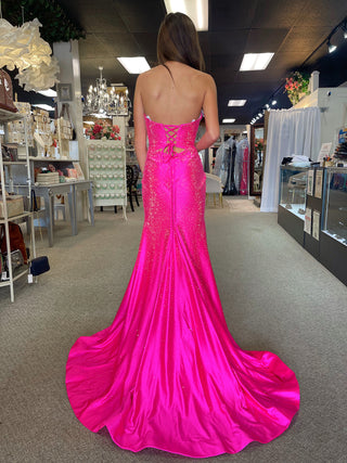 Sherri Hill 56932 - Bright Fuchsia Size 4