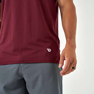 Burlebo Go To Tee - Maroon