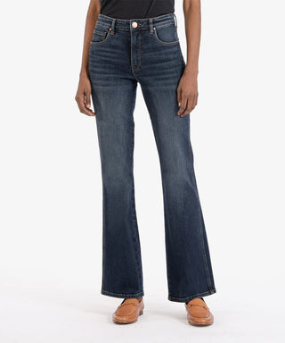 *FINAL SALE* Kut from the Kloth Ana High Rise Fab Ab Flare Jean (Neutral Wash)