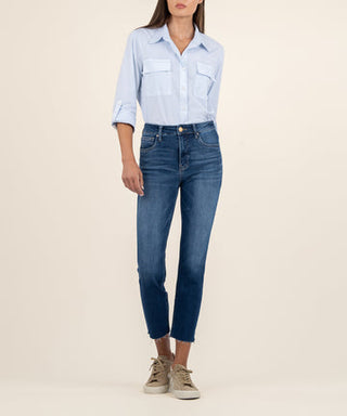 Kut from the Kloth Rachael High Rise Mom Jean - Explore Wash