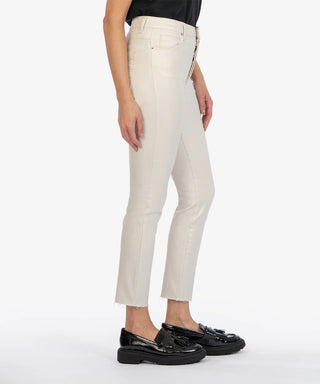 *FINAL SALE* Kut from the Kloth Champagne Coated Charlize High Rise Cigarette Leg Pants