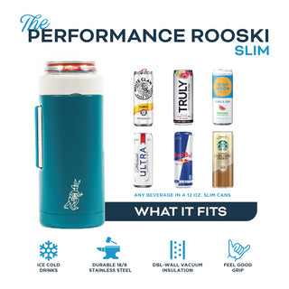 Kanga Coolers Midnight Slim Can Performance Rooski