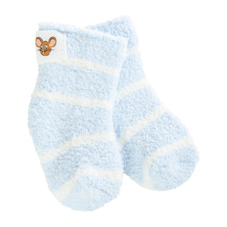 World's Softest Socks Snug Infant Cozy Crew Socks - Oxford Stripe