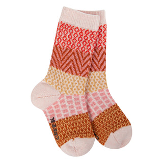 World's Softest Socks County Line Gallery Crew Sock - Brandy (12-24 months)