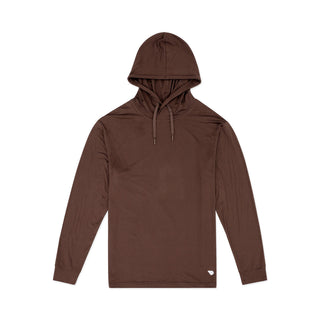 Burlebo Performance Hoodie - Heather Brown