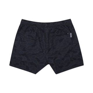 Burlebo Athletic Short - Black Camo - Black Liner