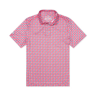 Burlebo Performance Polo - American Flag Print