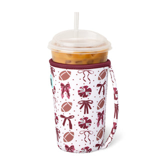 Swig Life We've Got Spirit Maroon Medium Iced Cup Coolie
