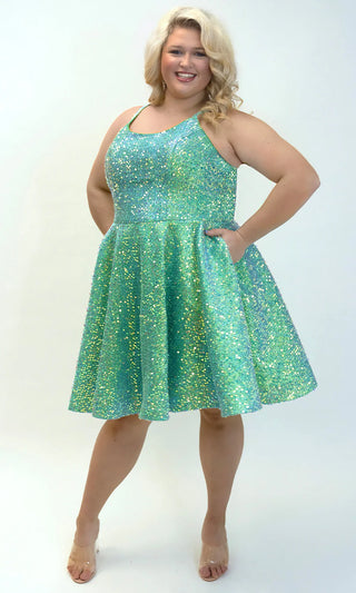 Sydney's Closet SC8125 - Green Size 18W