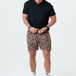 Burlebo Athletic Short - Gauge Camo (7" Inseam)