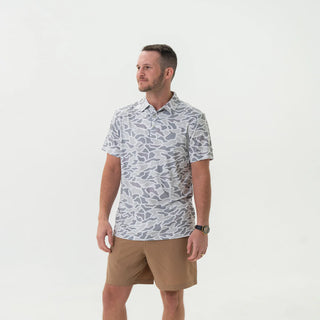 Burlebo Performance Polo - White Camo