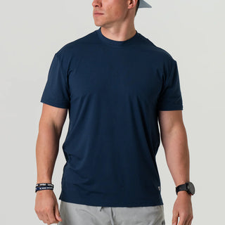Burlebo Go To Tee - Heather Navy