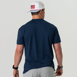 Burlebo Go To Tee - Heather Navy