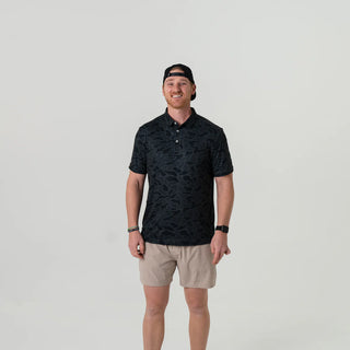Burlebo Performance Polo - Black Camo