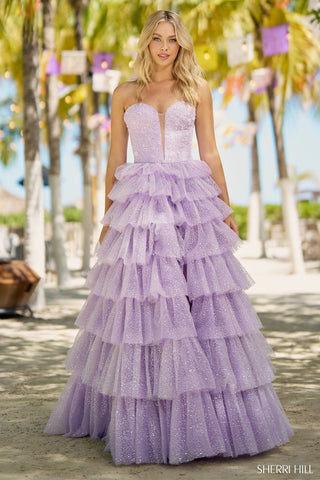 Sherri Hill 56139 - Lilac Size 0