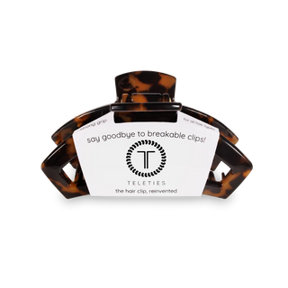 Teleties Open Tortoise Small Hair Clip