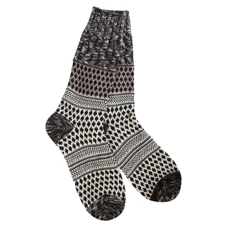 World's Softest Socks Weekend Gallery Textured Crew - Nightfall Multi