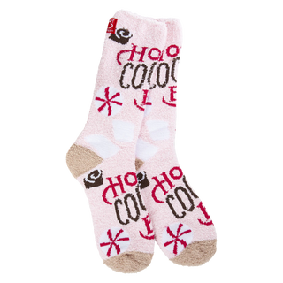 World's Softest Socks Holiday Christmas Cozy Crew - Hot Cocoa Bar