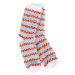World's Softest Socks Holiday Feather Mini Crew - Wonderland Check