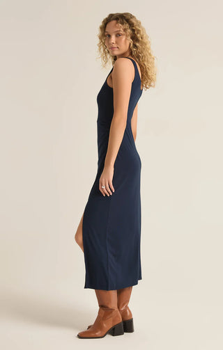 *FINAL SALE* Z Supply Melbourne Midi Dress - Captain Navy