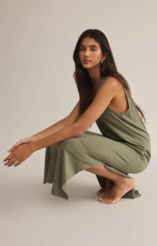 *FINAL SALE* Z Supply Palisades Midi Dress - Avocado