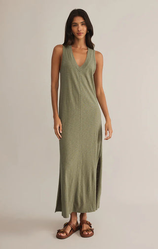 *FINAL SALE* Z Supply Palisades Midi Dress - Avocado