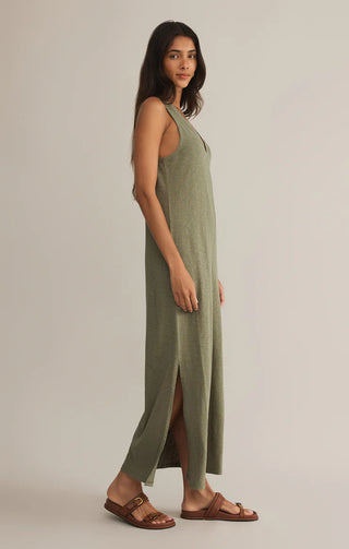 *FINAL SALE* Z Supply Palisades Midi Dress - Avocado