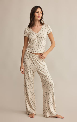 Z Supply Lounge Sabrina Floral Pant - Crystal