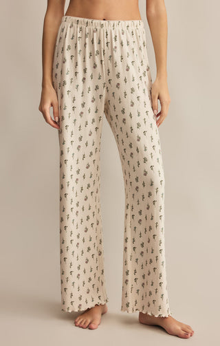 Z Supply Lounge Sabrina Floral Pant - Crystal