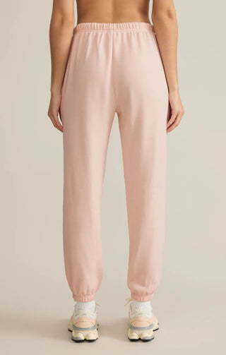*FINAL SALE* Z Supply Classic Boyfriend Jogger - Pink Salt