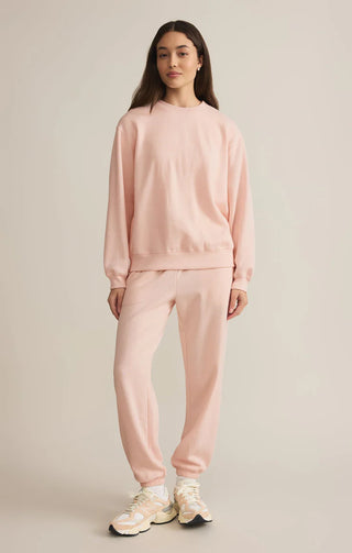 *FINAL SALE* Z Supply Classic Boyfriend Jogger - Pink Salt